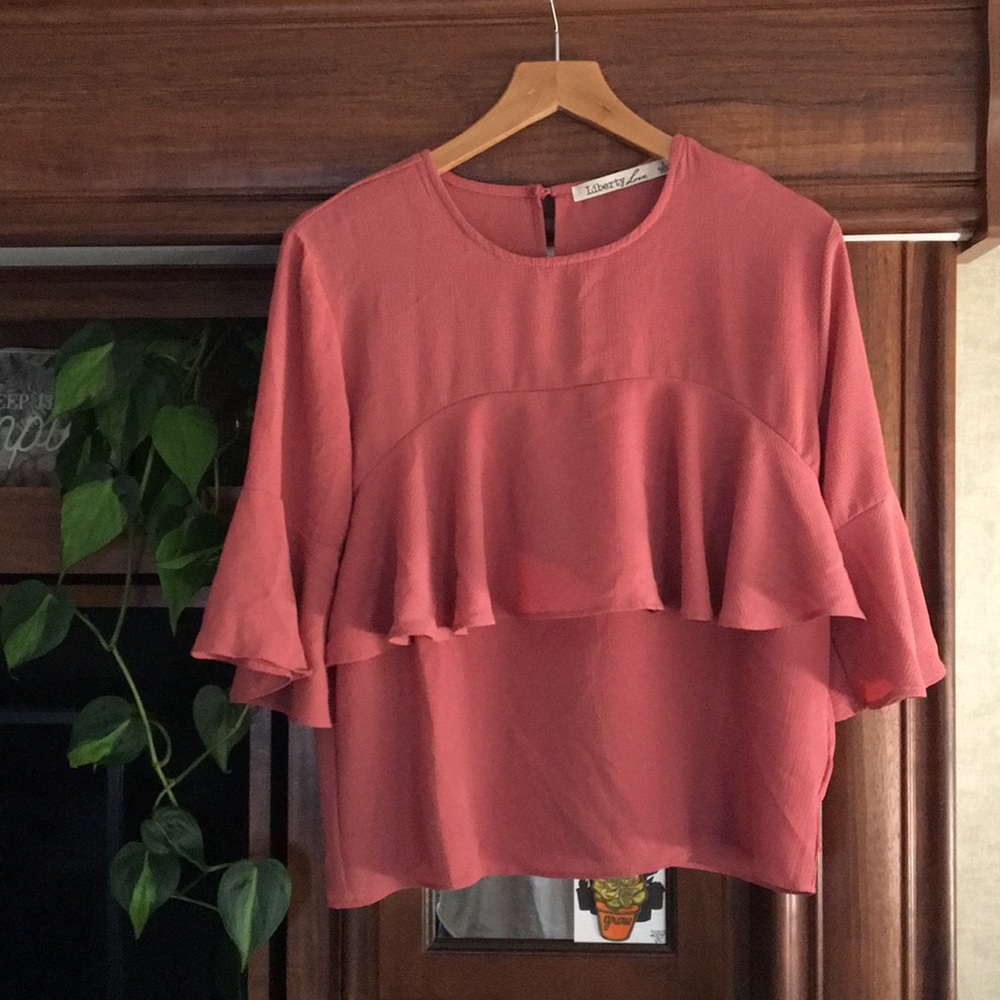 Cute dusty rose blouse